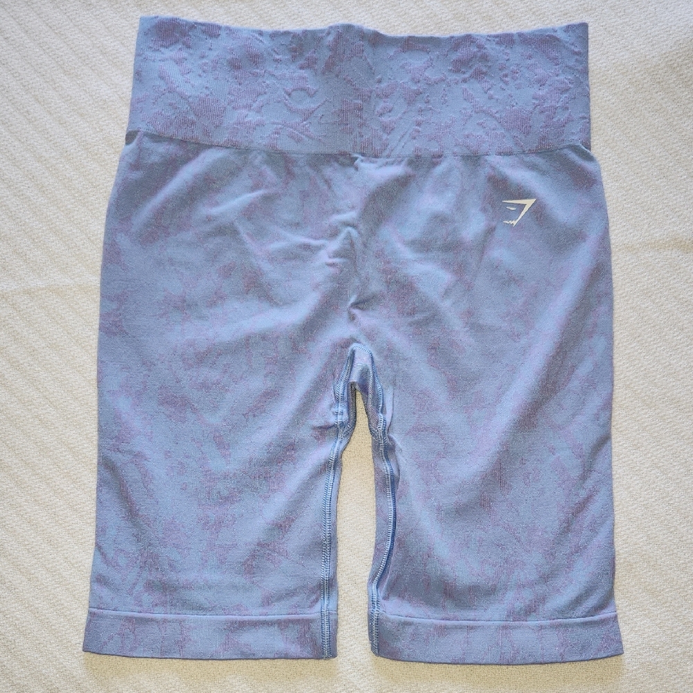 Gymshark Adapt Seamless Biker Shorts Butterfly Pattern - Large